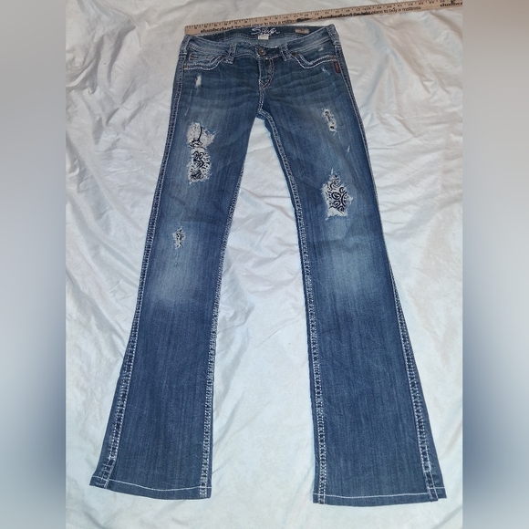 Silver Jeans Denim - Silver Jeans Blue Boot Cut Women Jeans